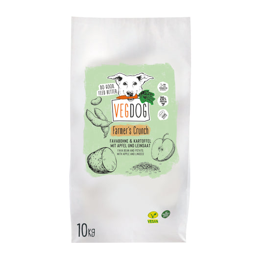 Vegdog Farmers Crunch (2kg, 5kg of 10kg)